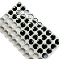 HQ GEMS Hand Make Hight Quality Double Flat Heart Cut 10x9mm Black Onyx Stone