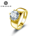 Simple Nobel 100% Real 10K Solid Gold Band Wide Main Diamond Round 3CT 9mm D Color Moissanite Engagement Rings for Man