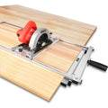 Stainless Steel Electric Circular Saw Guide Rail Multi-Functional Woodworking Panel Cutter with 220V Cutting Bracket