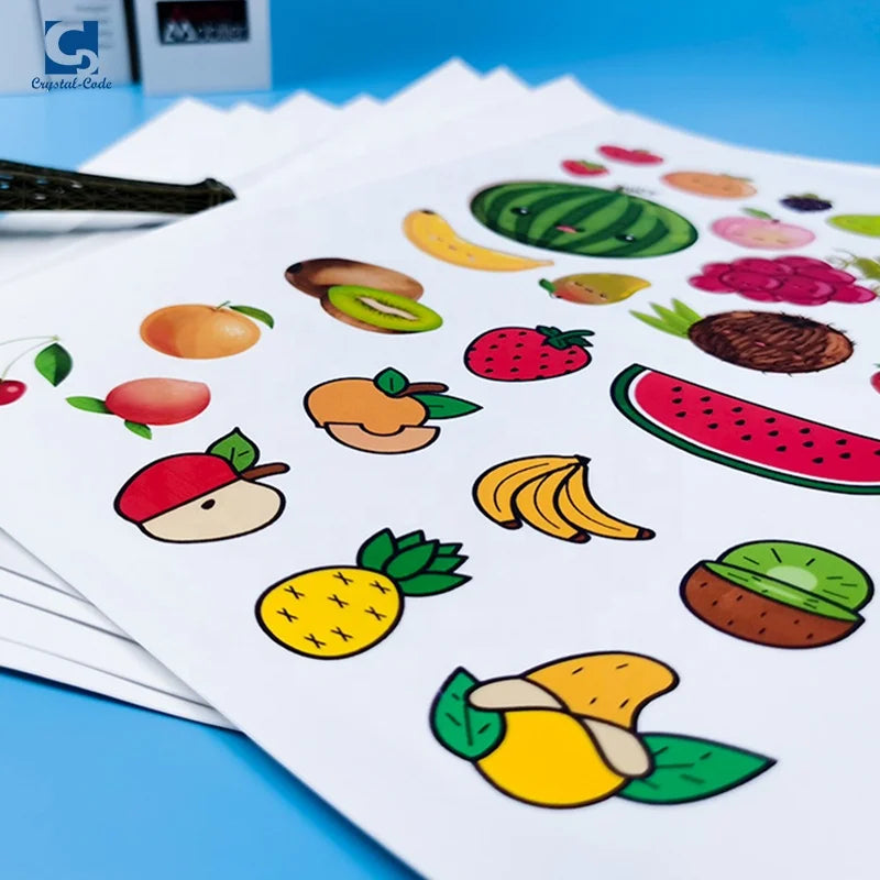 Wholesale Sheet Waterproof Printable  White A3 A4 Premium Printable Inkjet Matte Vinyl Sticker Paper