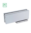 Doorplus Modern Design Surface Mounted Hydraulic Patch Frameless Glass Door Closer Concealed Floor Spring