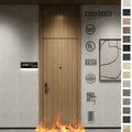 China Hotel Fire Door Suppliers Custom European/usa Wood Fire Rated Door for Hotels Project Wood Fireproof 60 Minutes Fire Door MegaBDM