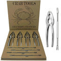 Custom Stainless Steel Lobster Crab Cracker Tool Set Seafood Tools Nut Opener Crab Leg Fork Lobster Sheller Seafood Cracker