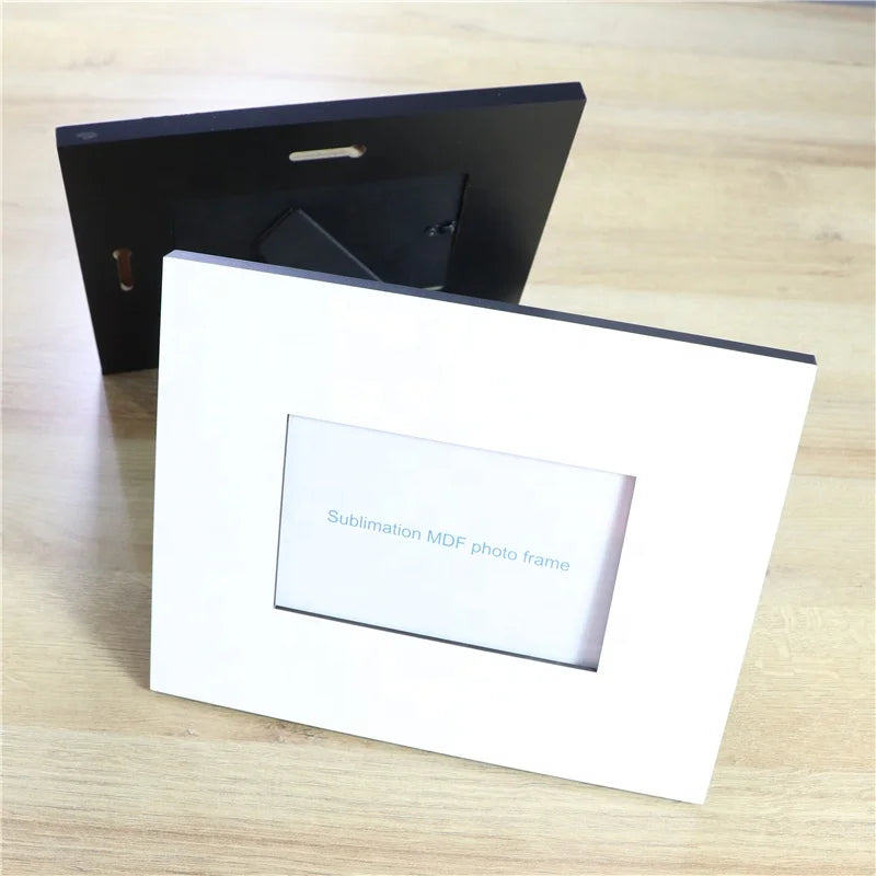 High Quality Wholesale 8x10" Blanks Wooden  UV Printing MDF Personalized Eco-Friendly Home Photo Frame for Printing