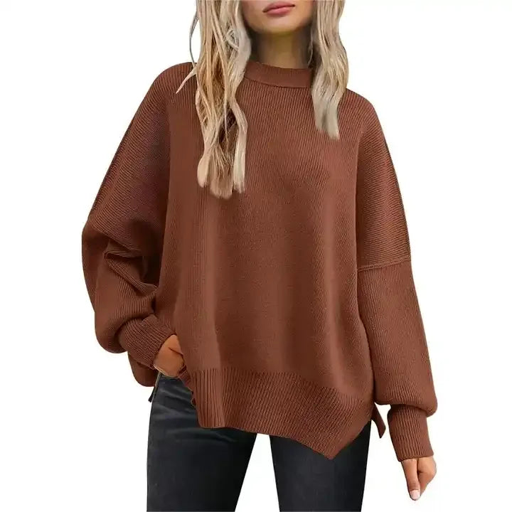 Winter Sweater Women Long Sleeve Knit Top Pullover Sweater