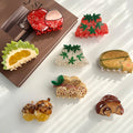 YHJ New Design Cute Fruit Shaped Hair Claws Simple and Exquisite Hair Claw Clip Acetate Hair Claw