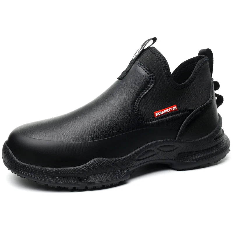 Unisex Waterproof Oil Resistant Lightweight Rubber Outsole Non-Slip Chef Shoes for Kitchen