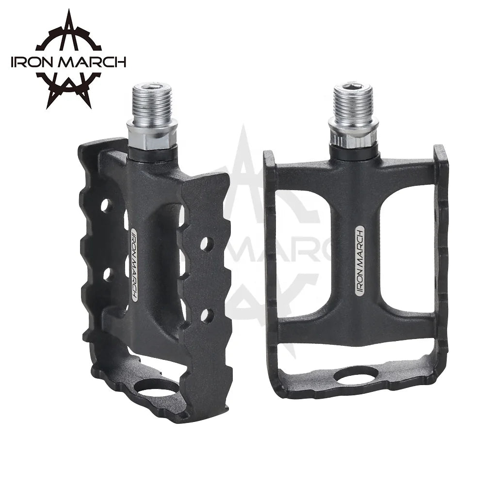 AL-104 104x94x20mm Aluminum Alloy Ultralight BMX Road MTB E-Bike Pedals 2DU Custom Iron March Factory Wholesale