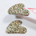 2026 Wholesale Best Dalmation jasper Real Jade Gua Sha Crystal Face Roller Massage Guasha Stone Face Roller Massager