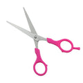 Pink Classic Design Plastic Handle Sharp Professional Thinning Hair Scissors