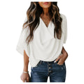 Women's Oversized Balloon Sleeve Blouse T-Shirt Sweater Elegant Floral Print Casual Pullover Embroidered Regular Fit Long Spring