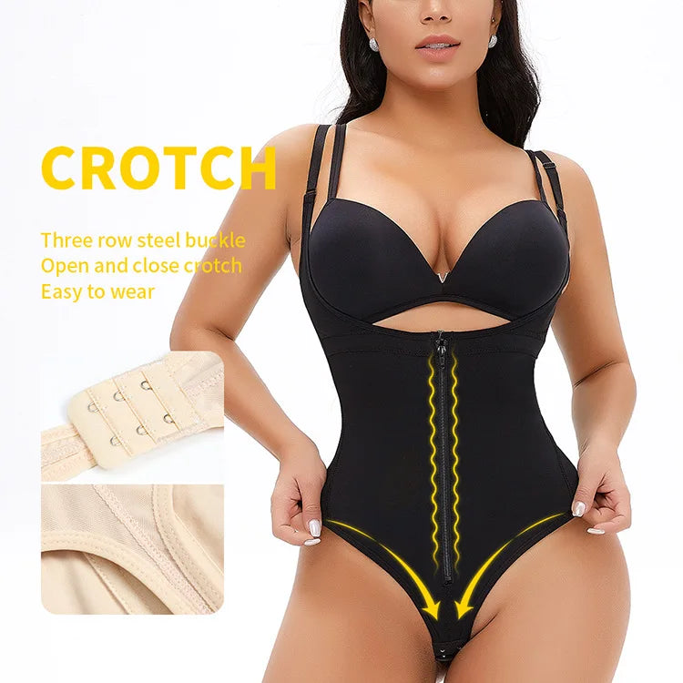 Breathable Seamless Plus Size Tummy Control Firm Compression Fajas Colombianas Shapewear Body Shapers