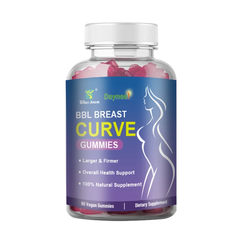 Daynee BBL Curve Enhance Beauty Healthy Organic Vegan Detox Dietary Buttock Natural Skin Health Gummy Candy for Women