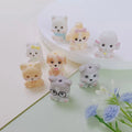 100pcs/Pack Wholesale ODM 3D Mini Corgi Puppy Resin Beads Kawaii Dog Shaped Beads for Pen