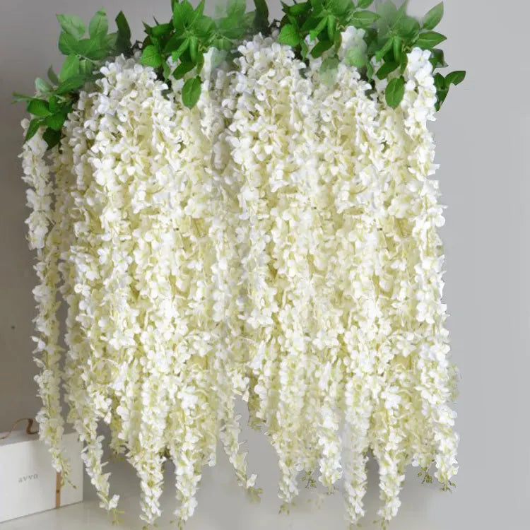 B0255 Hot Sale High Quality Silk Artificial Wisteria Flower Garland 50-110CM Customizable Colors Wedding Party Event Decoration