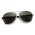 CONCHEN Wholesale Price Classic Oversize Women and Men Uv400 Sun Glasses Polarized Wood Temple Sunglasses