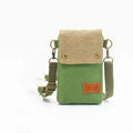 Fashion Simple Lightweight Cute Lady Multi Canvas Retro Mobile Phone Small Denim Cotton Cloth Bag with Neck Lanyard