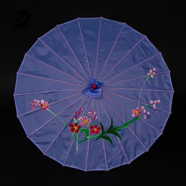 Chinese Cheap Personalized Decoration Printed Craft Fabric Bamboo Umbrellas
