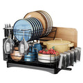Multi-Functional Kitchen Rack for Dishware Dishes Drain Rack Bowl Chopsticks Storage Box Practical Storage Holders & Racks