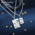 Popular Necklaces for Lovers Heart Shape Design Stainless Steel Jewelry Gifts Manufacture Top Quality