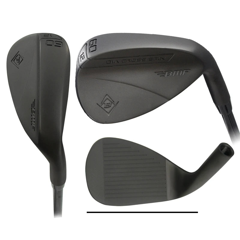 60 Degree Right Handed Custom Logo Black Sand Blasting SUS431 Head Graphite Shaft Golf Wedge Club
