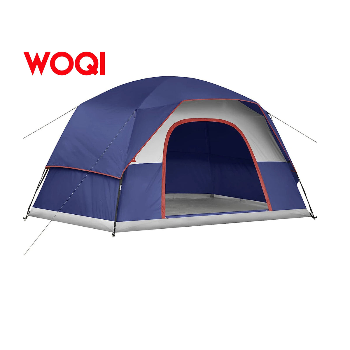 WOQI 6/8 Person Camping Tent Weather Proof Family Dome Tent