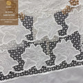 Factory Wholesale Multi-color Embroidered Lace Fabric with Leaf Pattern Hollowed-out Clothing Fabric Polyester