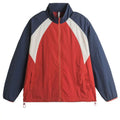 Custom Logo Unisex Lightweight 100% Nylon Jacket Casual Sports Color Block Outdoor Full Zip up Jackets