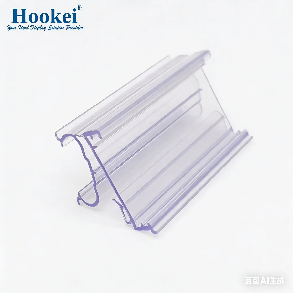 China Factory Electronic Shelf Label Adhesive Label Holder Supermarket Shelf Plastic Price Tags Holder Shelf Data Strip MegaBDM