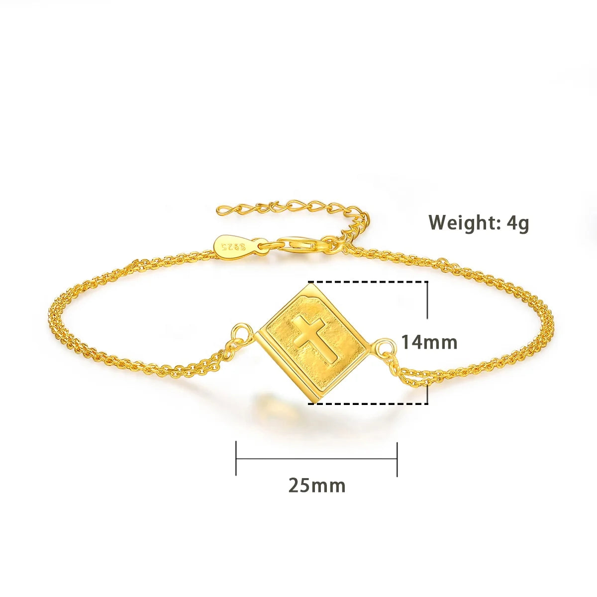 Wholesale Solid Silver Cross Bracelets and Charms Accessories Bracelets