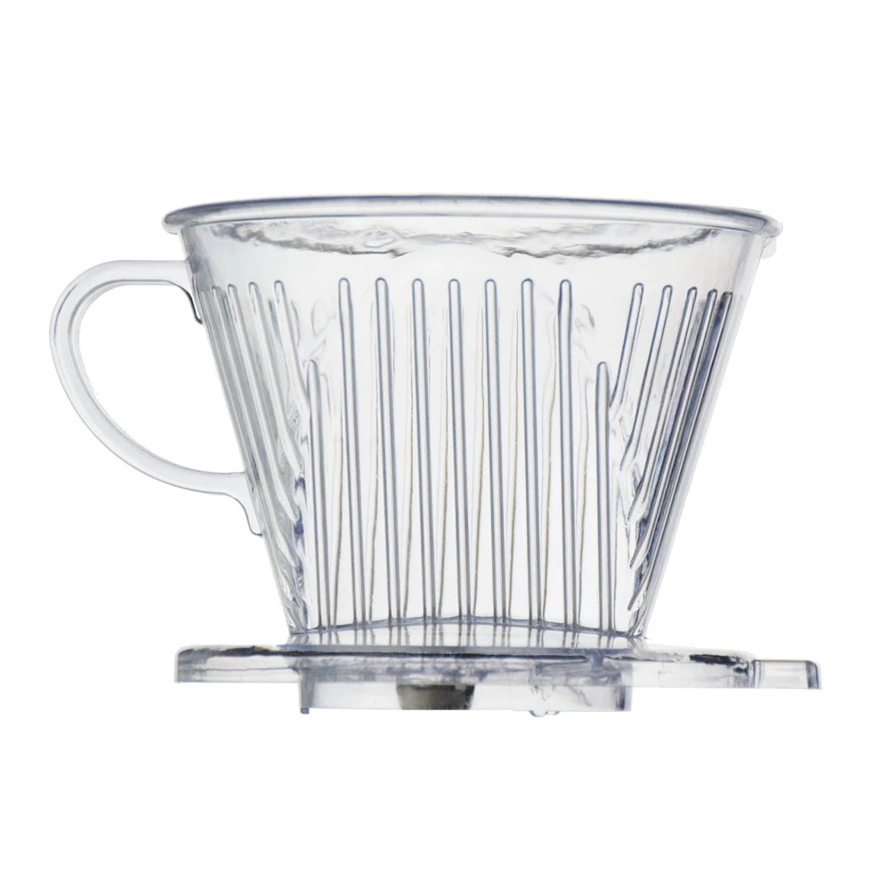 D Pour Over Coffee Brewing Filter Cone Coffee Filters Holder 02 Size 4cups Plastics