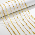 Multiple Styles Customis Necklace 18K Gold Plated Stainless Steel Jewelry Choker Chain Fashion Women Necklace
