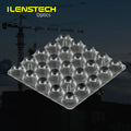 Ilenstech Newest 5x5 Floodlight Lens Module 45 Degree Led Lens