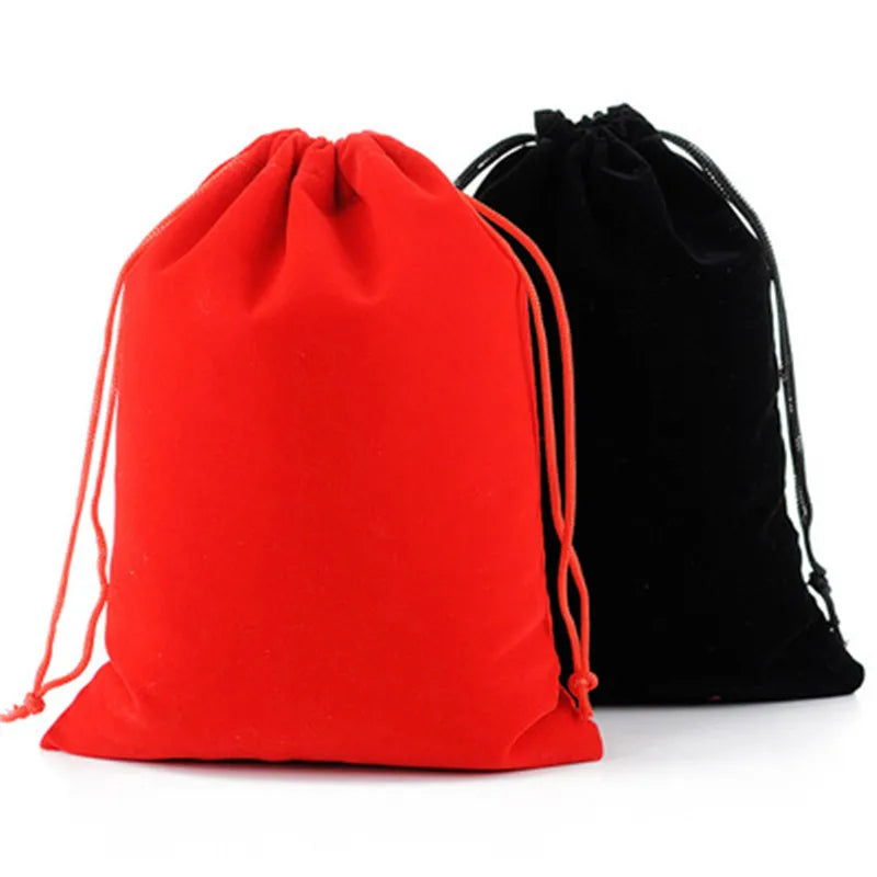 Promotional Large Size Purple Velvet Bag Jewelry Bag Favor Bracelet Jewelry Packaging Bags Velvet Drawstring Pouch