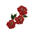 Hot Selling Creative Rose Alloy Brooches with Zircon for Parties Engagements Gifts