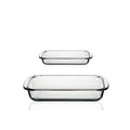 18 Pieces Set Glass Backing Tray Lunch Box Oven Safe Food Container Borosilicate Glass Ovenware Kitchen Multifunctional
