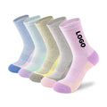 Customized Performance Sport Running Socks Breathable Knitted Sport Sock Custom Logo Athletic Sock