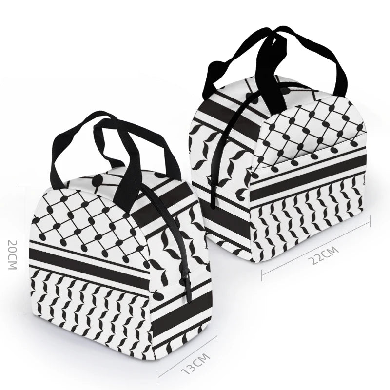 Keffiyeh Lunch Bag for Palestine Kids Free Gaza Lunch Bags for Palestine Kids