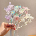 Antique Fashion Children's Hair Accessories Sweet Little Girl Flower Pearl Princess Hair Hoop