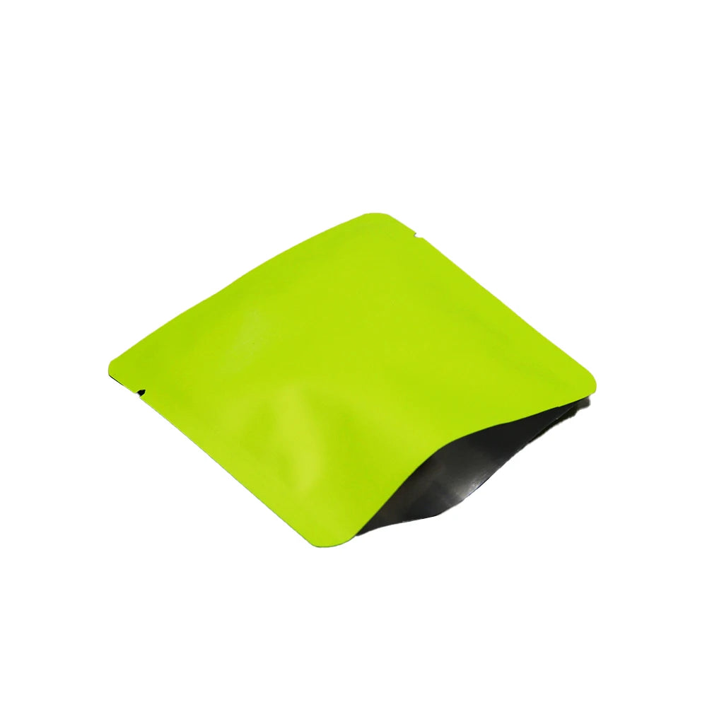 Logo Wholesale Foil Plastic Flat Tea Sachet Packaging Box With Black Green Flower Organic Filter Empty Tea Bag