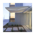 Factory Outlet Full Cassette Retractable  Awning Waterproof Durable Outdoor Awnings With LED Lighting Patio Awning