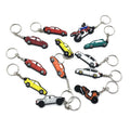 Factory Promotion Mini Motorcycle Model 2D Soft Silicone Rubber Keychain PVC Custom Car Pendant Metal  Key Ring Pvc Keychain