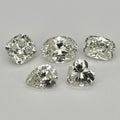 HQ GEMS Mixed Shape Light Yellow 6A Wuzhou CZ Synthetic Cubic Zirconia Loose Gemstones for Jewelry Making