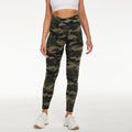 Women's Breathable Camo High Waist Yoga Leggings Seamed Knitted Super Soft Material Casual Print Logo Gym Sports Workout All