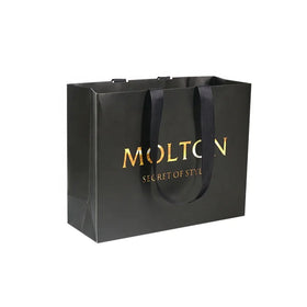 Custom Logo Shopping Clothes Packaging Customized Paper Bags With Handle