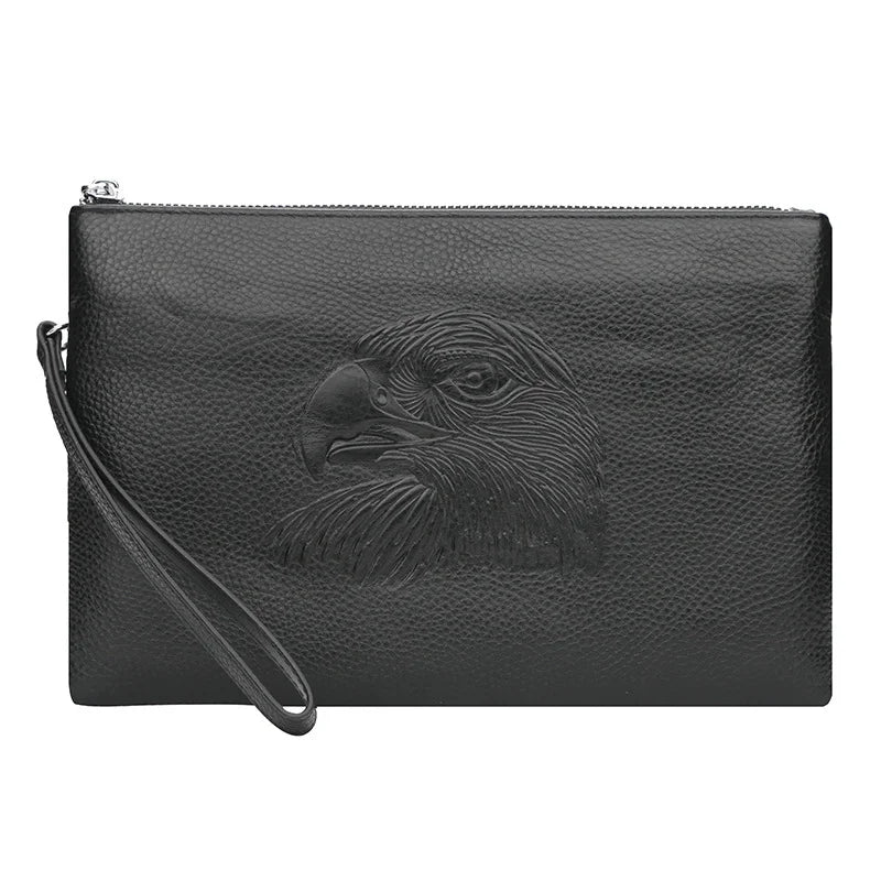 New Fashion Wholesale Vintage Wallet Big Capacity Purse for Men Business Leisure Zipper Pu Leather Clutch Bag