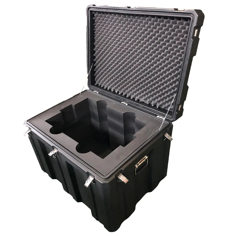 Heavy Duty Waterproof IP65 Roto-molded Hard Plastic Box with Wheels OEM/ODM Customizable Case for Tool Storage 10-Year Warranty