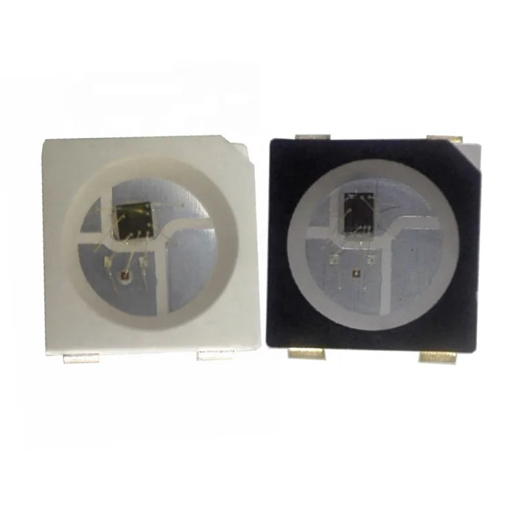 High Brightness White / Black Version WS2812 DC5V SMD Diode WS2812B with IC WS2811 Built-in 5V RGB LED Chip WS2812B-V5