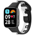Smart Watch Strap Stitching Two Color Silicone Band for Mi Xiaomi Redmi Watch 3 Active Lite