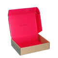 Custom Corrugated Cardboard Paper Folding Mailing Packaging Tear Strip Printed Self Sealing Mailer Shipping Gift Box With Logo